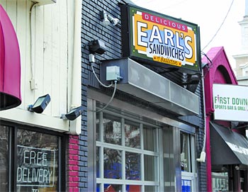 Earls Sandwiches in Ballston storefront