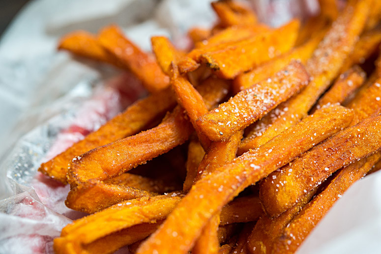 Home made sweet potato fries